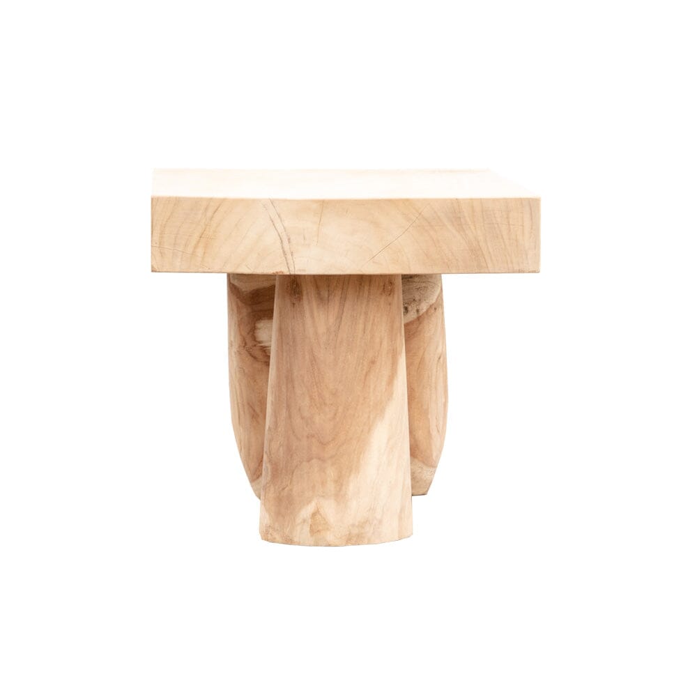 Abstract Teak Side Table IV