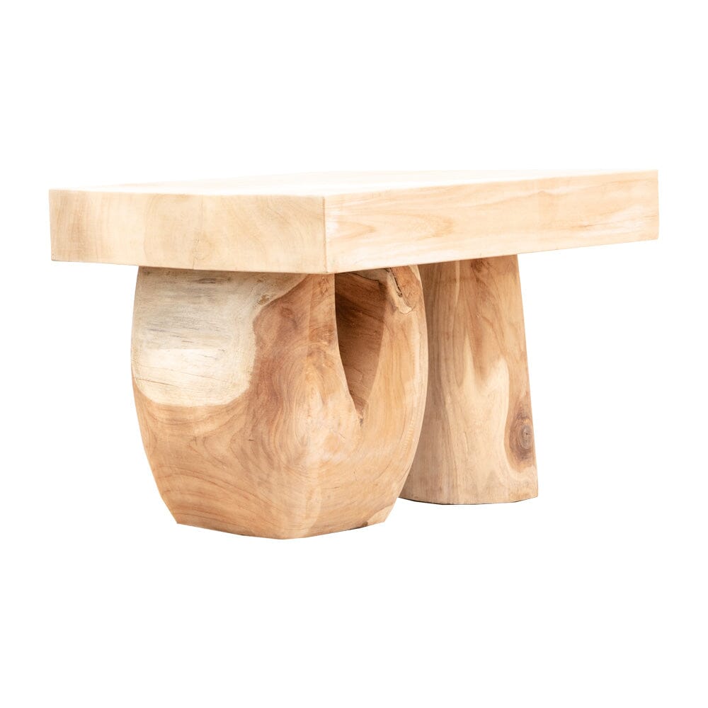 Abstract Teak Side Table IV