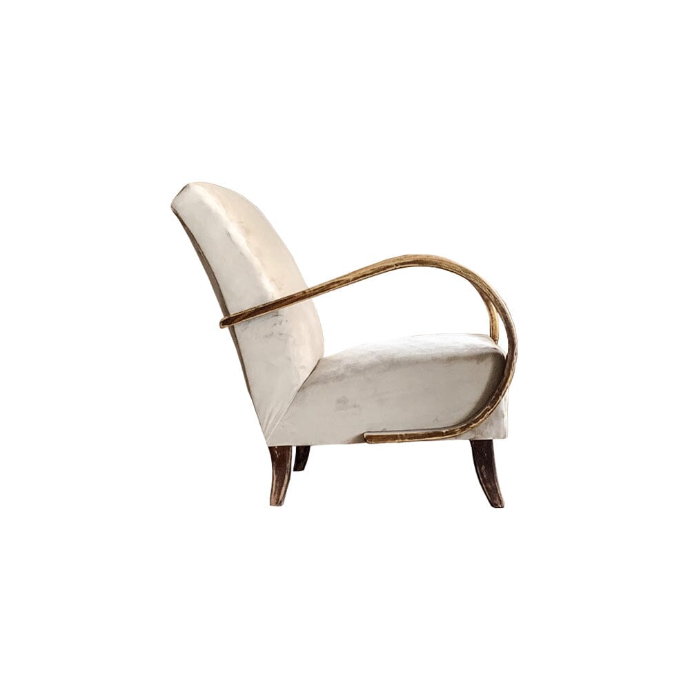 Czech Bentwood Arm Chair by Jindrich Halabala