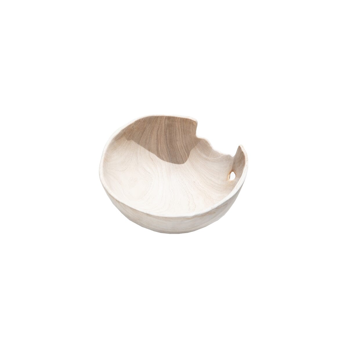 Bleached Teak Bowl IV