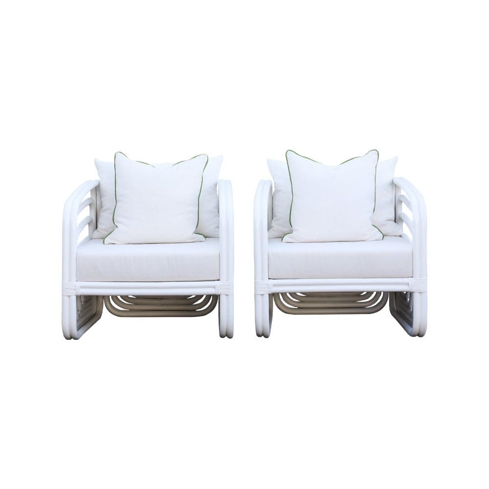 White Cube Arm Chair